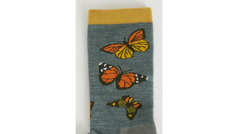 Darn Tough Flutter Crew Lightweight Socks - Womens, Seafoam, Medium, 6109-SEAFOAM-M-DARN