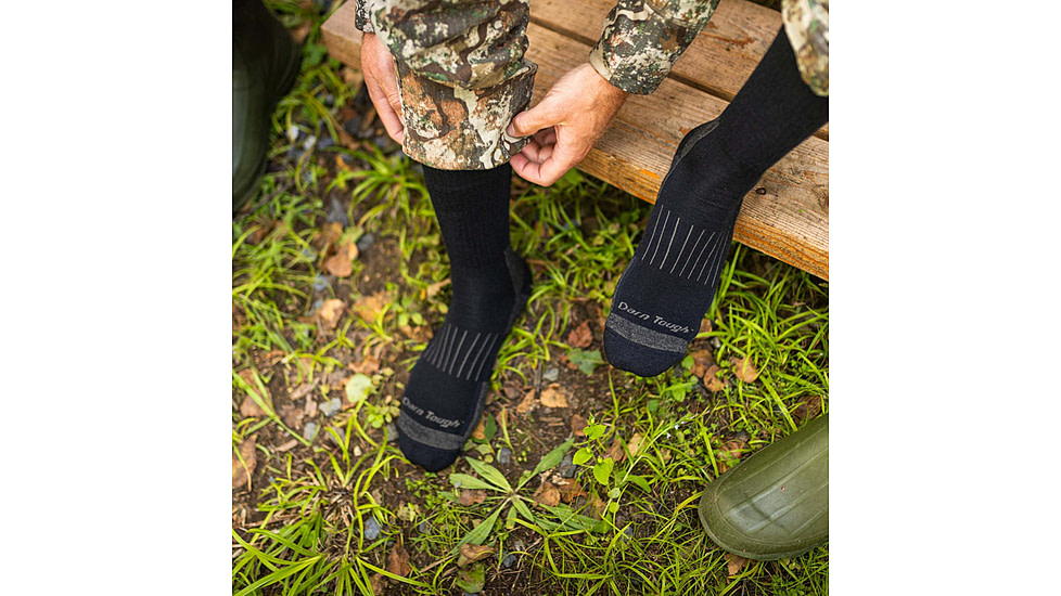 Darn Tough Hunting Boot Midweight With Cushion - Mens, Charcoal, Extra Large, 2111-CHARCOAL-XL-DARN