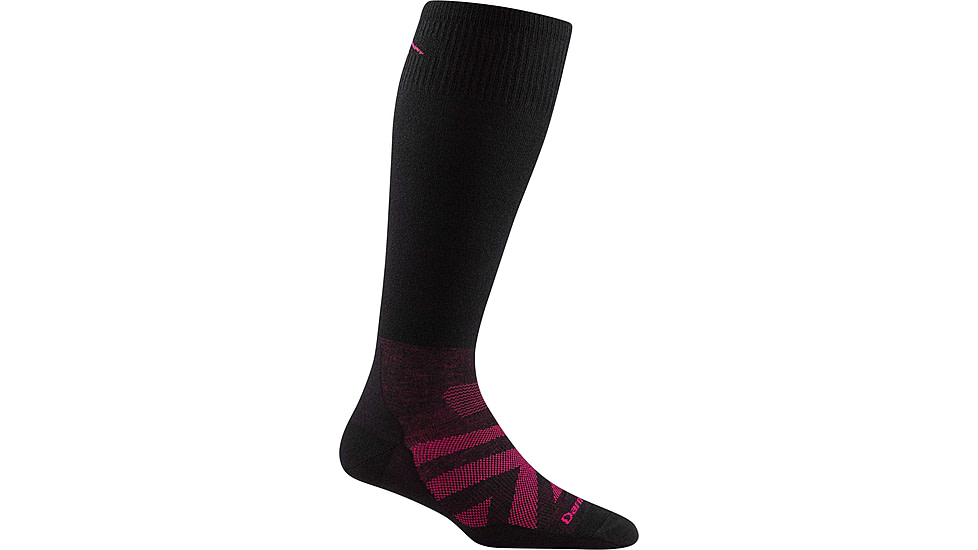 Darn Tough RFL Thermolite Over-The-Calf Ultra-Lightweight Ski Sock - Womens, Black, Medium, 8029-BLACK-M-DARN