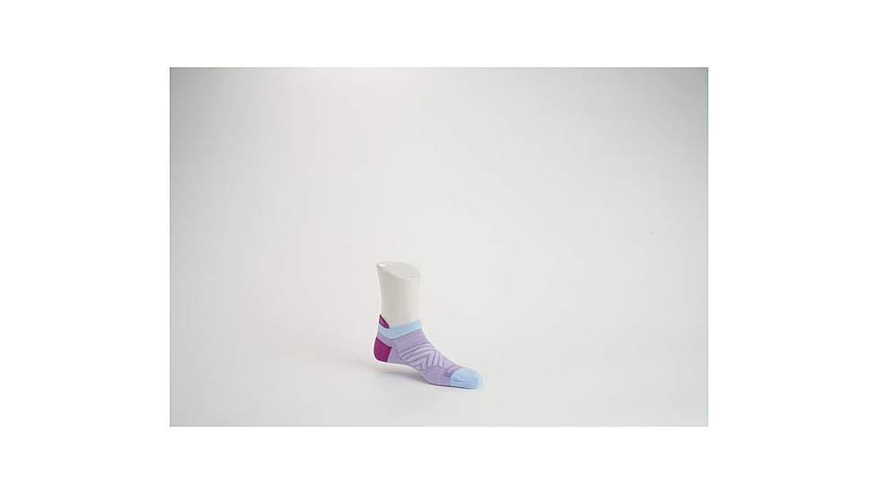 Darn Tough Run No Show Tab Ultra-Lightweight Sock - Womens, Lavender, Small, 1043-LAVENDER-S-DARN