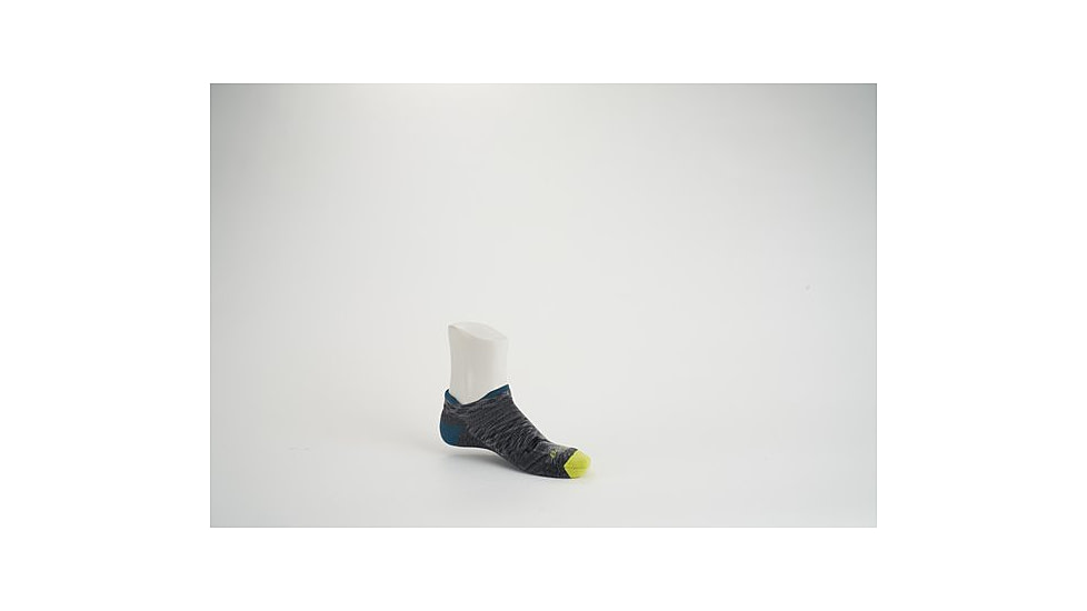 Darn Tough Run No Show Tab Ultra-Lightweight with Cushion Socks - Mens, Comet, Medium, 1039-COMET-M-DARN