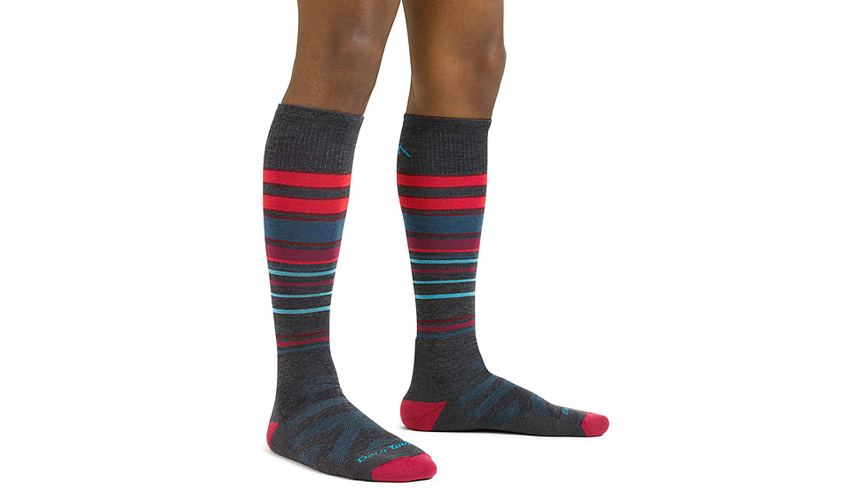 Darn Tough Snowpack OTC Midweight Ski Sock - Mens, Charcoal, Large, 8017-CHARCOAL-L-DARN