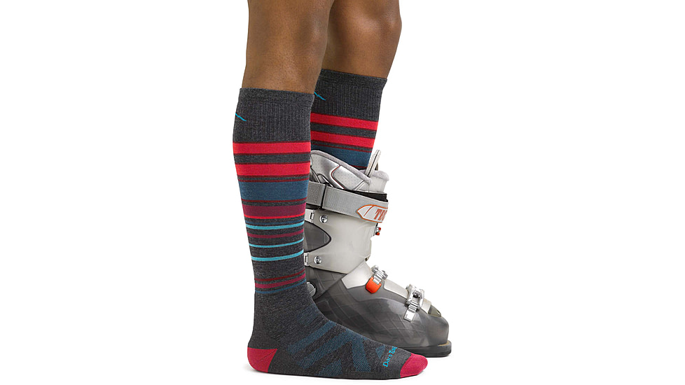 Darn Tough Snowpack OTC Midweight Ski Sock - Mens, Charcoal, Large, 8017-CHARCOAL-L-DARN