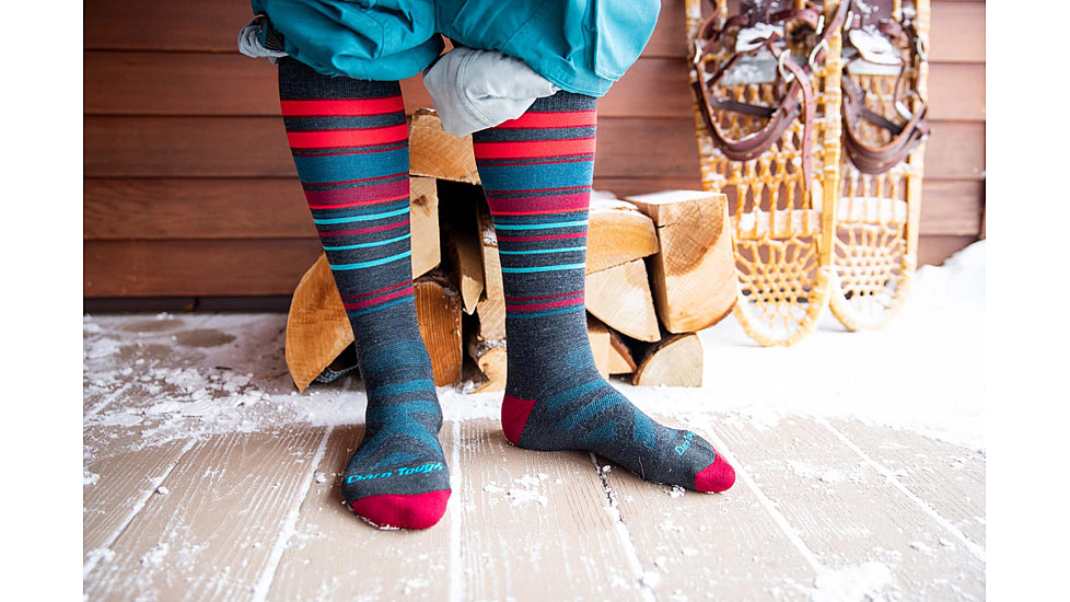 Darn Tough Snowpack OTC Midweight Ski Sock - Mens, Charcoal, Large, 8017-CHARCOAL-L-DARN