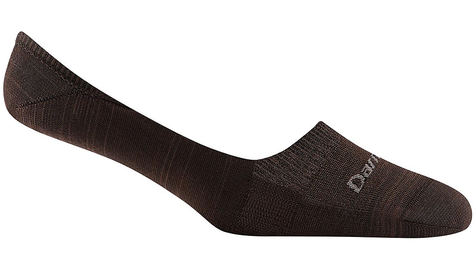 Darn Tough Top Down Solid No Show Invisible Lightweight Sock - Womens, Espresso, Small, 6044-ESPRESSO-S-DARN