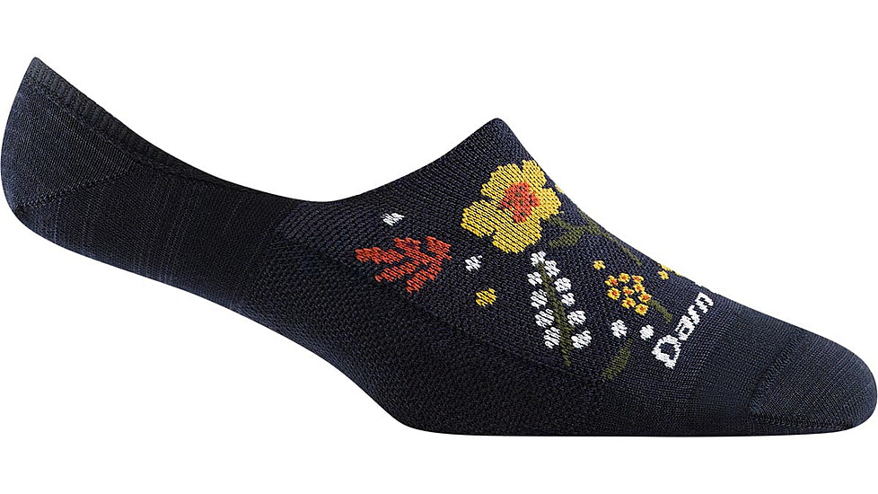 Darn Tough Topless Garden Party No Show Hidden Lightweight Sock - Womens, Navy, Small, 6072-NAVY-S-DARN