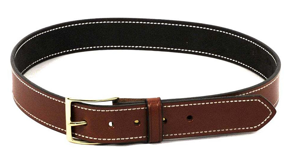 DeSantis 1 1/2in. Plain Lined Leather Belt, Lined, Tan, 36, B12TL36Z0