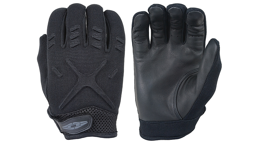 Damascus MX30 Interceptor X Unlined Gloves with Leather Palms, Small, Black MX30SM