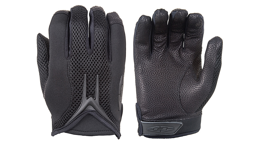 Damascus MX50 Viper Unlined Gloves with Digital Leather Palms, Medium, Black MX50MED
