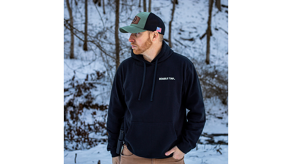 Double Tap Industries Double Tap Ind. Hoodie - Mens, Black, XL, AP-HOD-1-XL