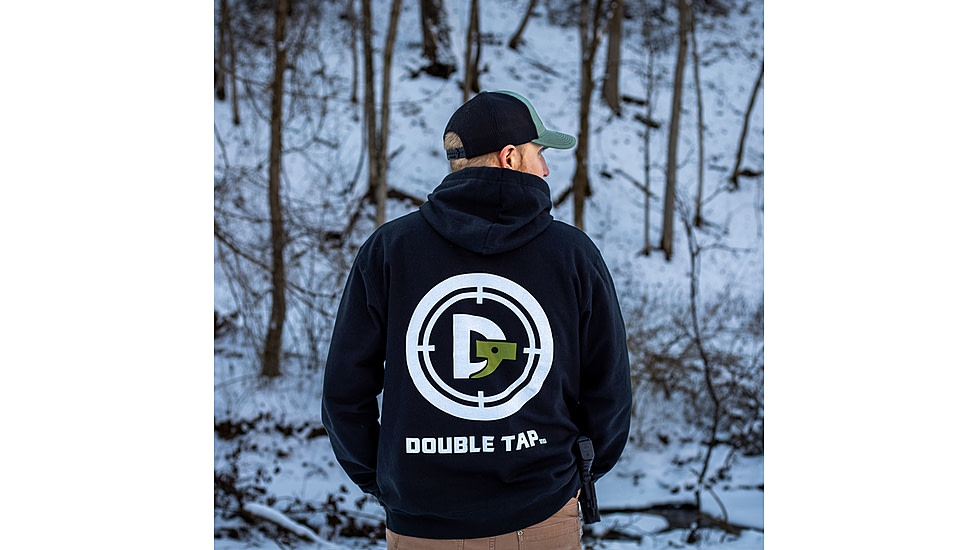 Double Tap Industries Double Tap Ind. Hoodie - Mens, Black, XL, AP-HOD-1-XL
