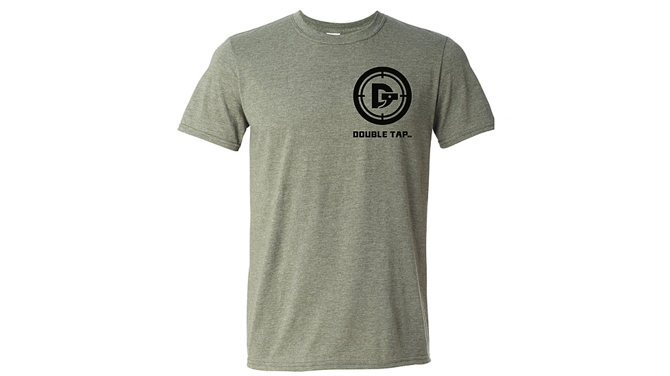 Double Tap Industries Double Tap Ind. T-Shirt - Mens, Heather Military Green, 2XL, AP-SST-3-2XL