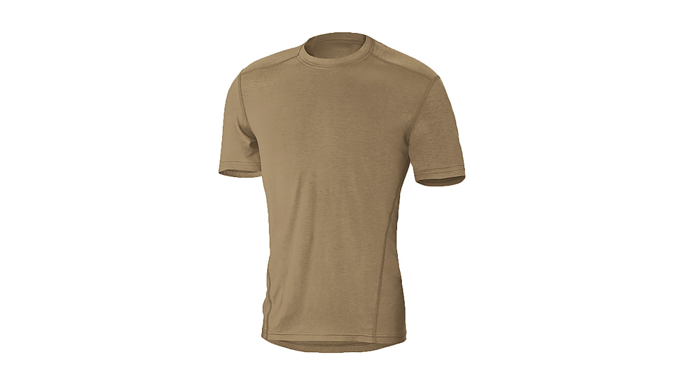 DRIFIRE Prime FR Mid-Weight Soft Compression Short Sleeve Tee - Mens, Tan 499, Extra Large, DF2-MIL-762-PTS-TN-XL