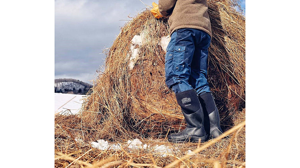 Dryshod Dungho Hi Tough Boots - Mens, Black/Grey, 10, DNG-MH-BK-010