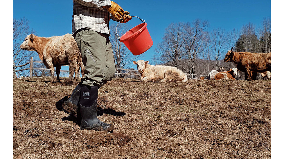 Dryshod Dungho Hi Tough Boots - Mens, Black/Grey, 10, DNG-MH-BK-010