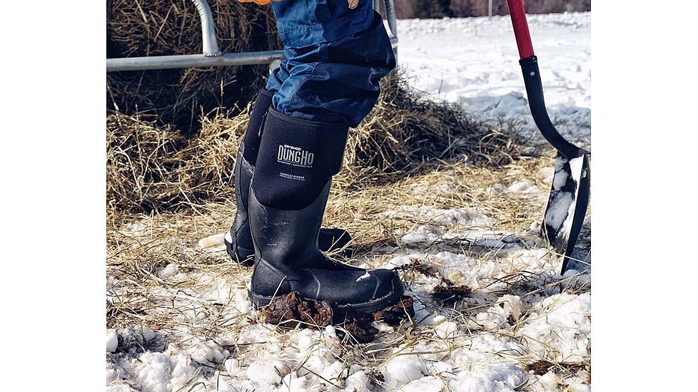 Dryshod Dungho Hi Tough Boots - Mens, Black/Grey, 10, DNG-MH-BK-010