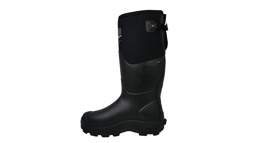 Dryshod DungHo Max Gusset Extreme-Cold Conditions Barnyard Boot - Mens, Black/Grey, 7, DHMG-MH-BK-007