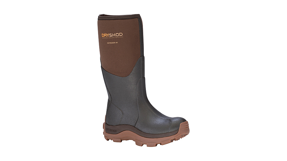 Dryshod Haymaker Hi Farm Boot - Women's, Brown/Peanut, 10 HAY-WH-BR-010