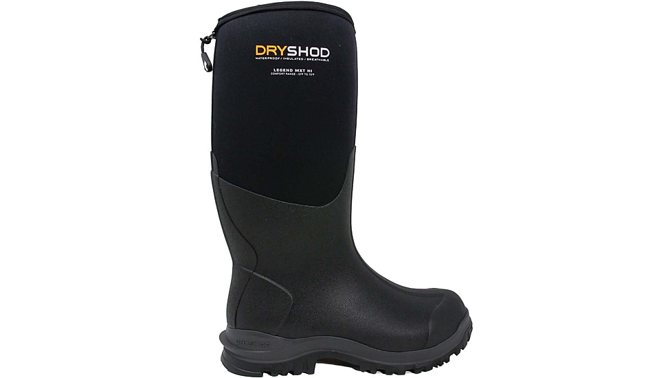 Dryshod Legend MXT Hi Adventure Boot - Mens, Black/Neon, 7, LGX-MH-BK-007