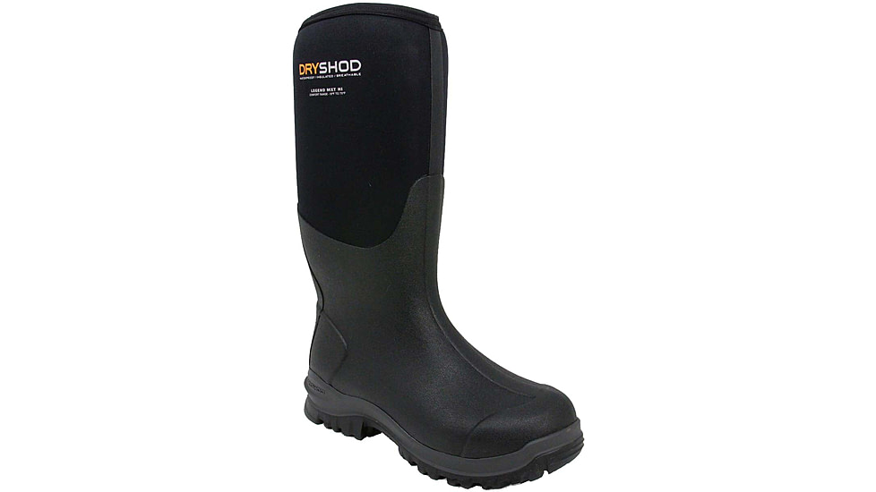 Dryshod Legend MXT Hi Adventure Boot - Mens, Black/Neon, 7, LGX-MH-BK-007