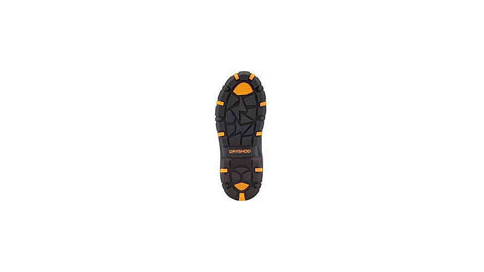 Dryshod Megatar Extreme-Protection Work Boot - Mens, Black/Orange, 8, MEG-MH-BK-008