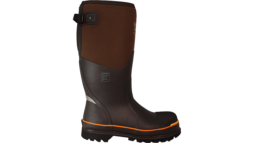 Dryshod Nanotoe Gusset Boots - Mens, Brown/Orange, 6, NTG-UH-BR-6