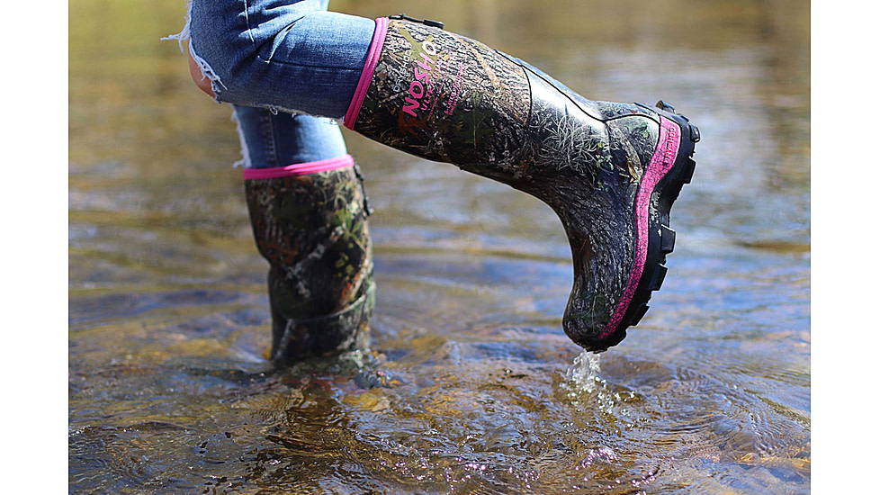 Dryshod NoSho Ultra Hunt Hunting Boot - Womens, Camo/Pink, 10, MBM-WH-PN-010