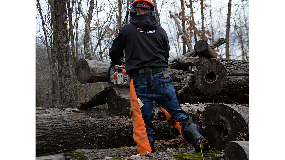 Dryshod Steel-Toe Adjustable Gusset Work Boot, Black/Yellow, 16, STG-UH-BK-016