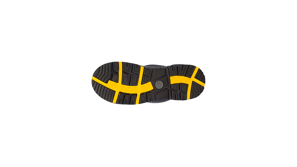 Dryshod Steel-Toe Hi Protective Work Boot, Black/Yellow, 10 STT-UH-BK-010