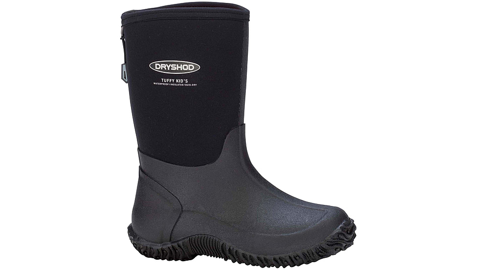 Dryshod Tuffy Sport Boot - Kids, Black/Grey, 10, TUF-KD-BK-010