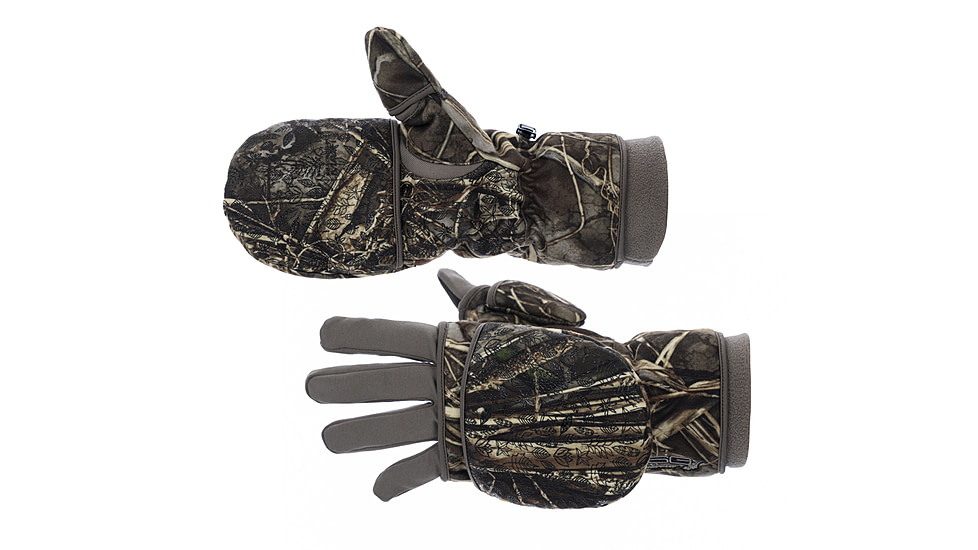 DSG Outerwear Flip-Top 4.0 Mitten with Glove Liner - Womens, Realtree Max-7, Large, 517978