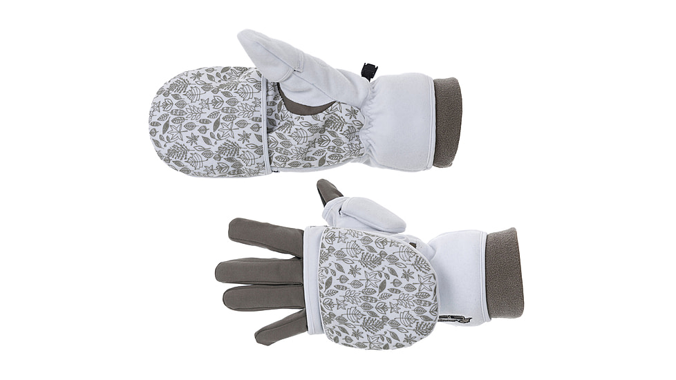 DSG Outerwear Flip-Top 4.0 Mitten with Glove Liner - Womens, White, Medium, 518012