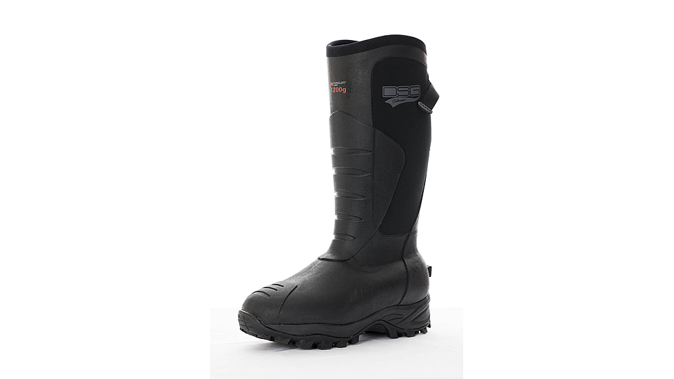 DSG Outerwear Rubber Hunting Boot, 1200 Grams, Black, 6, 45206