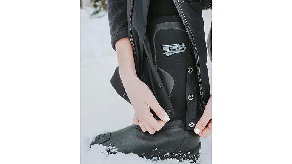 DSG Outerwear Rubber Hunting Boot, 1200 Grams, Black, 6, 45206