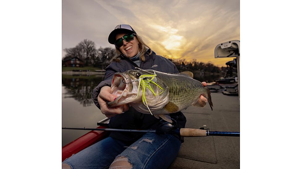 Duckett Fishing BD Double Willow Spinnerbait, 3/4oz, White Chartreuse, BDSBDW3/4 WC