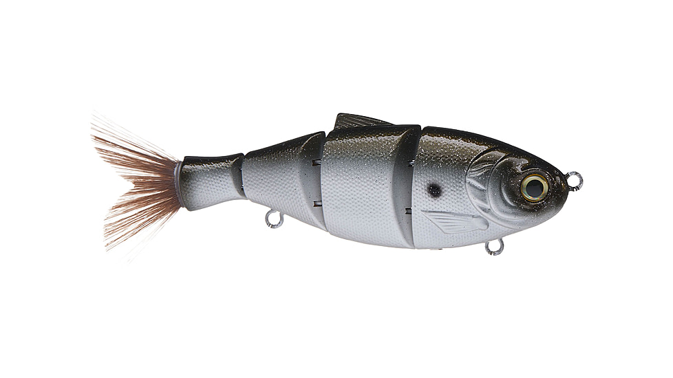 Duckett Fishing BD Shad, Green Shad, 5 in, BDSHAD5-SSGreen Shad