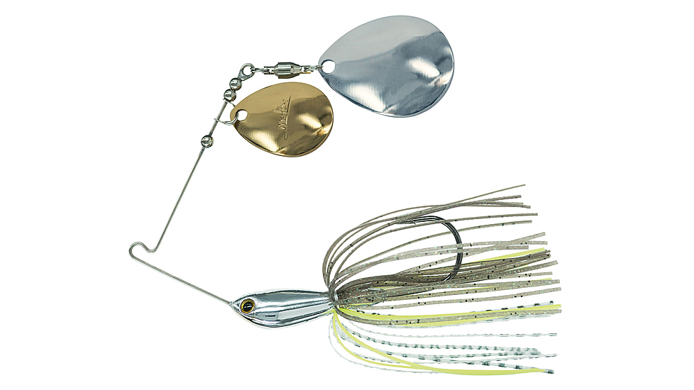 Duckett Fishing BD Water Slash Double Colorado Spinnerbait, Mouse, 1/2 oz, MXWSDC1/2 M