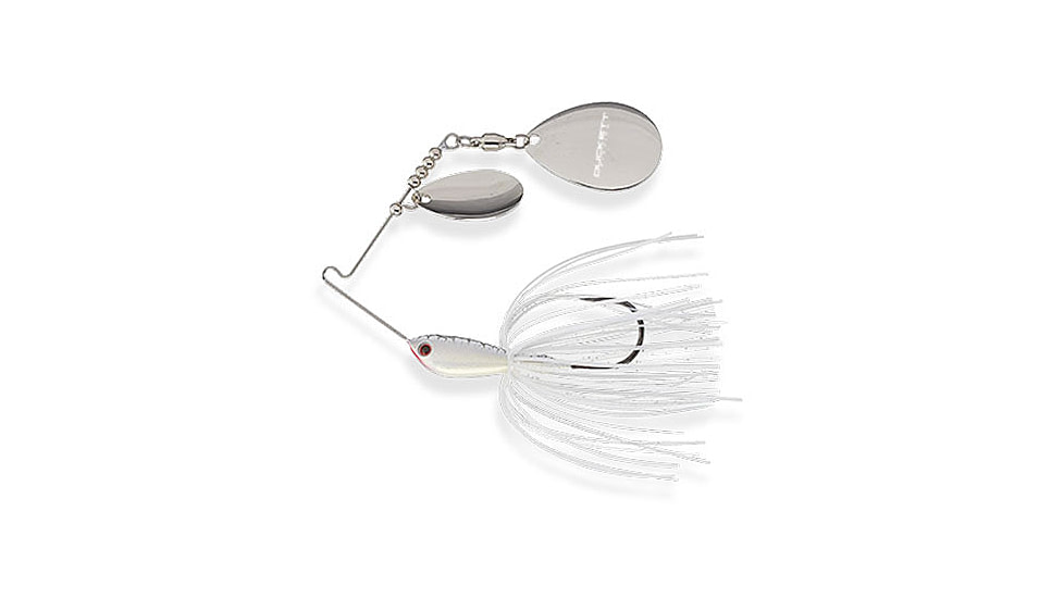 Duckett Fishing BD Water Slash Double Colorado Spinnerbait, Special White, 3/8 oz, MXWSDC3/8 SW