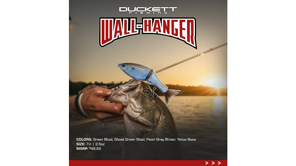 Duckett Fishing Wall Hanger Glide Hard Bait
