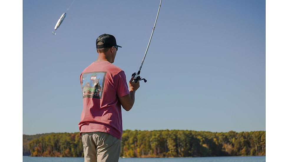 Duckett Fishing Ghost II Fast Spinning Rod, Medium, White, 7 ft, DFGT70M-S