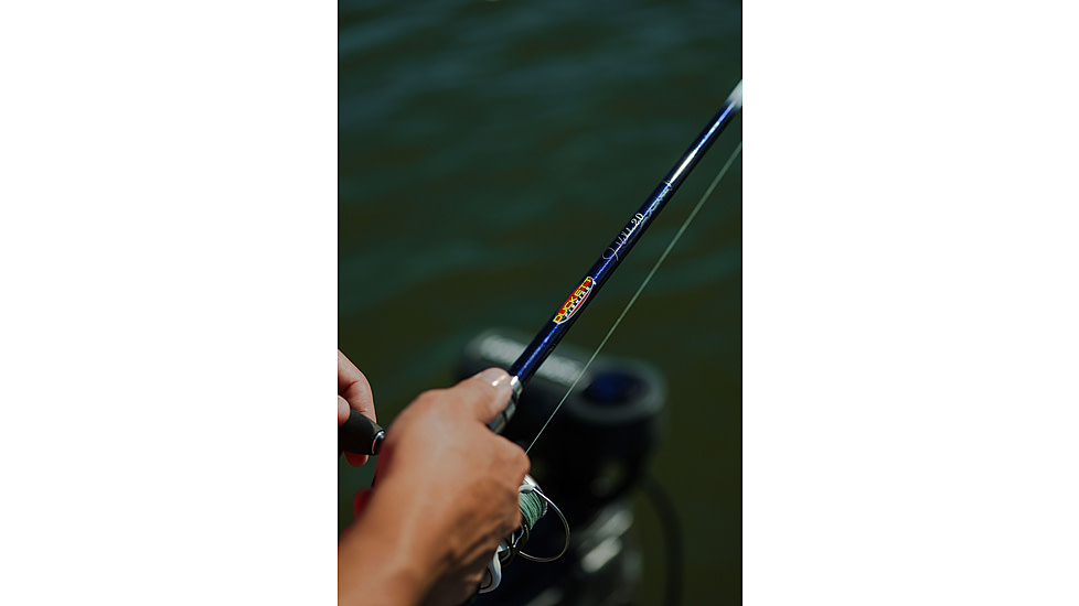 Duckett Fishing Jacob Wheeler Signature Series 2.0 Fast Casting Rod, Medium Heavy, White/Blue, 7 ft 2 in, DFJWT72MH-C