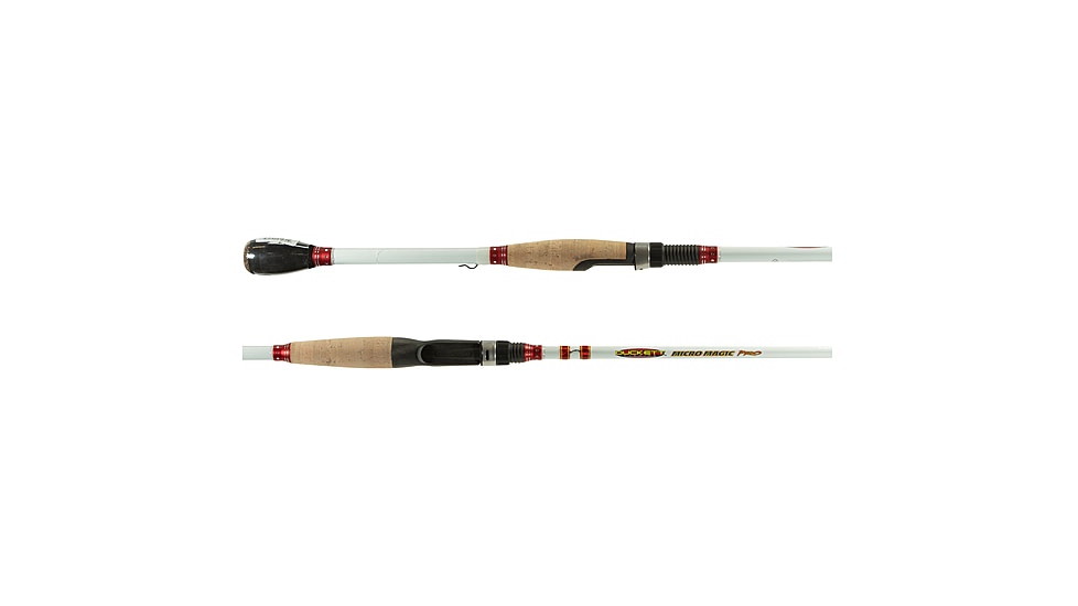 Duckett Fishing Micro Magic Pro Spinning Rod, Med, White, 7ft, DFMP70M-S