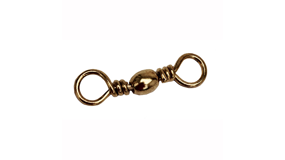 Eagle Claw Barrel Swivel,Resealable,Brass,Size 7 01111-007