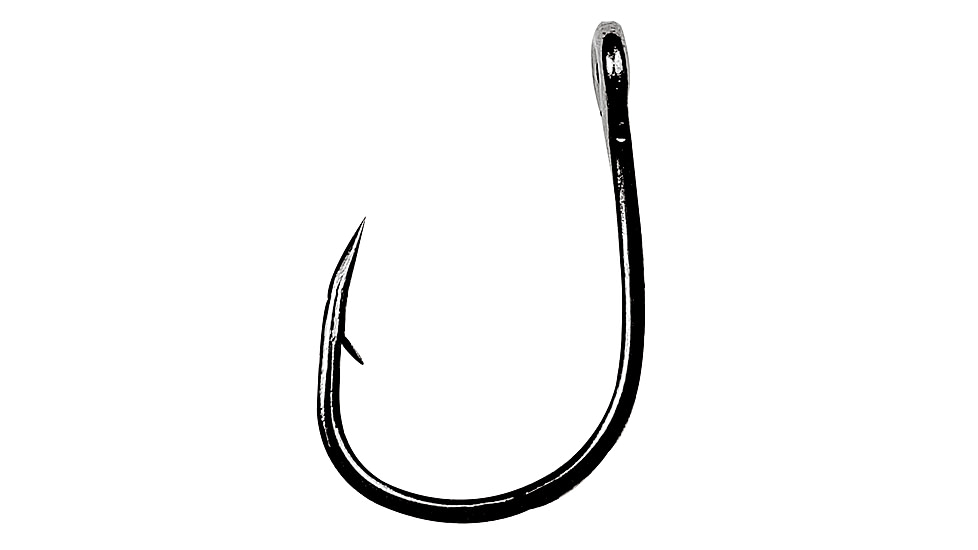 Eagle Claw Lazer Heavy Wire Live Bait Hook, Needle Point, Black, Size 3/0, 7 per Pack, L8PGH-3/0