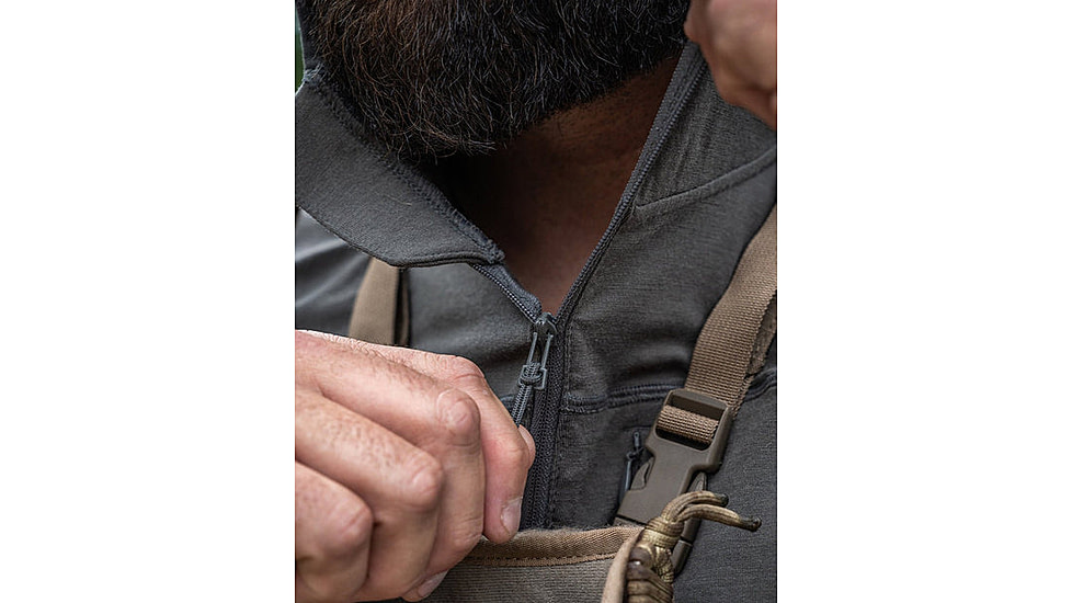 Eberlestock Lochsa 1/2 Zip Hoodie - Mens, Gunmetal, 2XL, L12T2