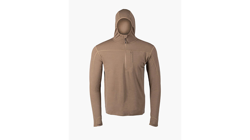 Eberlestock Lochsa 1/2 Zip Hoodie - Mens, Dry Earth, Medium, L12EM