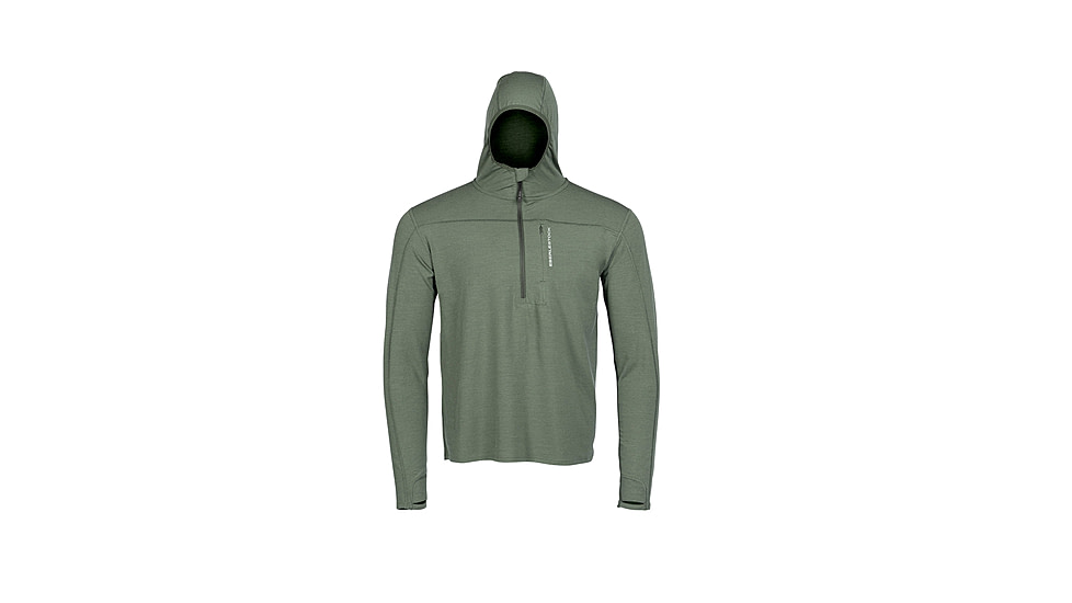 Eberlestock Lochsa 1/2 Zip Hoodie - Men's, Loden, Medium, L12LM