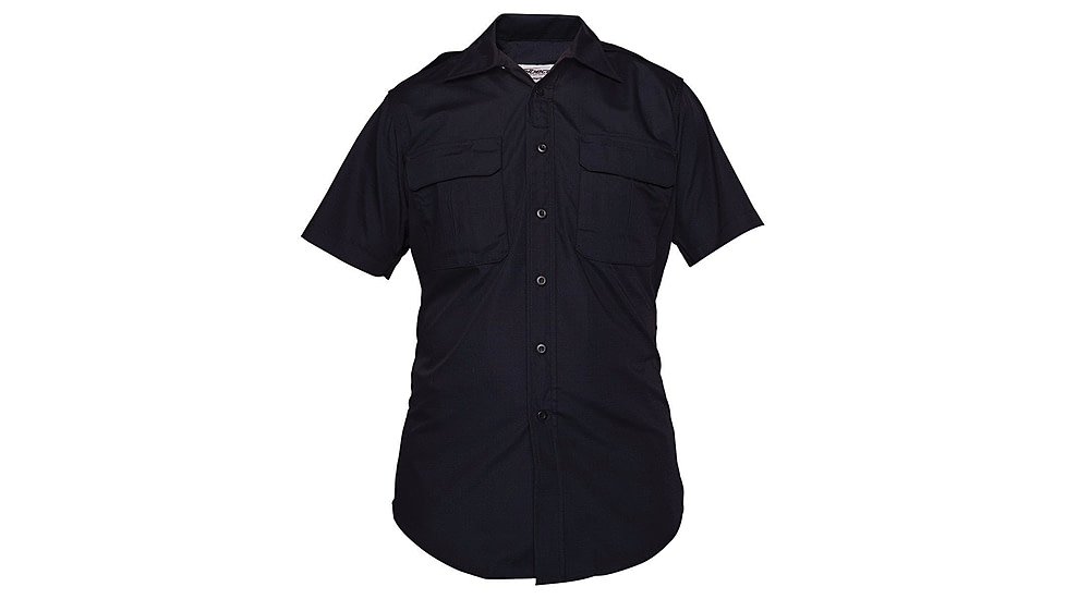Elbeco Adu Ripstop Shirt - Short Sleeve, Midnight Navy, 5XL - 5634-5XL