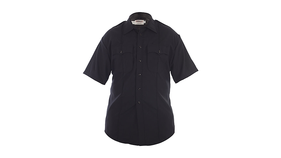 Elbeco Distinction West Coast Short Sleeve Poly/Wool Shirt - Mens, 15.5 in, Navy, 8850N-15.5