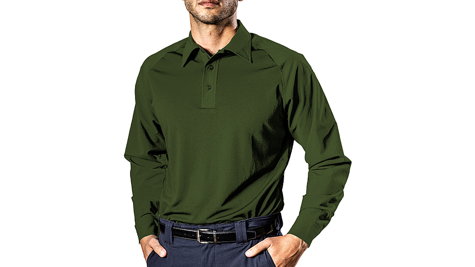 Elbeco UFX Persist Long Sleeve Collared Patrol Shirt, Regular, OD Green, 2XL, SM4006OD+2XL